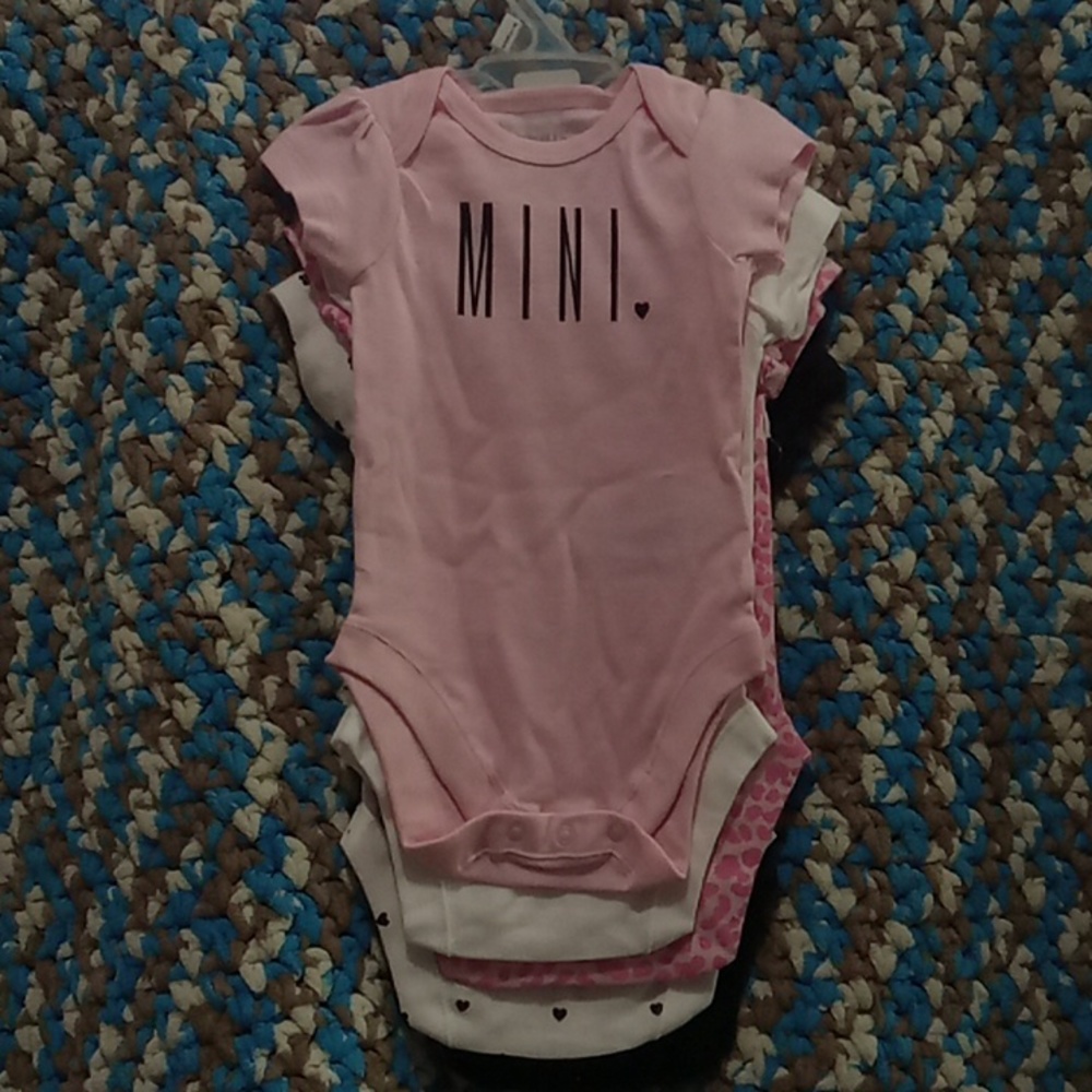 5-pack baby girl onesies